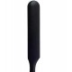 Espátula 32cm Confeiteiro Em Silicone Preto Mak Inox